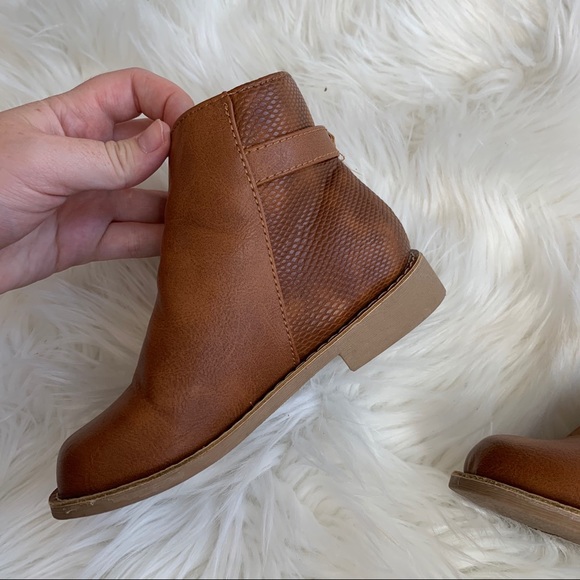 Primark Brown Star Zipper Ankle Booties Size 9 - Picture 4 of 5